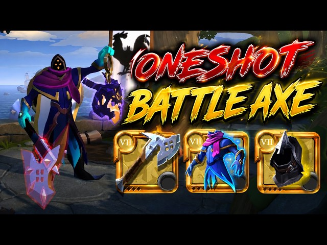 "New" "Oneshot" Battle Axe! | Albion Online