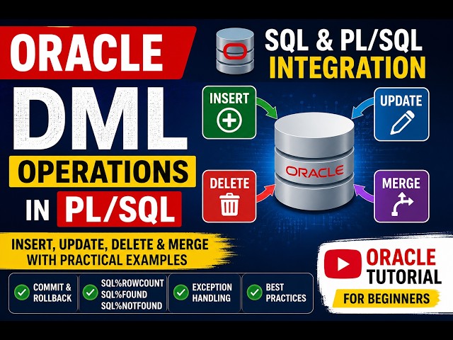 Learn Oracle SQL & PL/SQL Integration | Complete DML Tutorial for Beginners