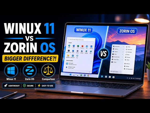 WINUX 11 vs Zorin OS… The Difference Is BIGGER Than You Think?!