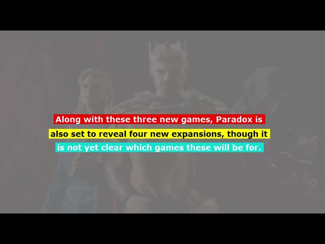 Paradox Interactive Set to Unveil Exciting New Games and Expansions at Paradox Announcement Show 202
