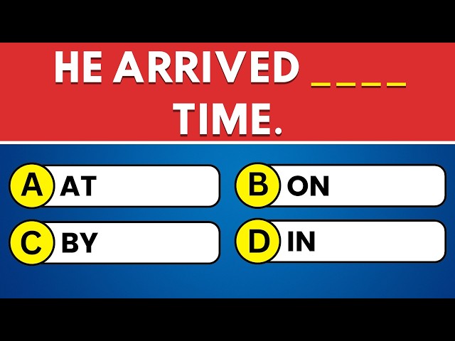 How Good Is Your English Really? 🧐 Take This 50-Question Quiz Now! 📚