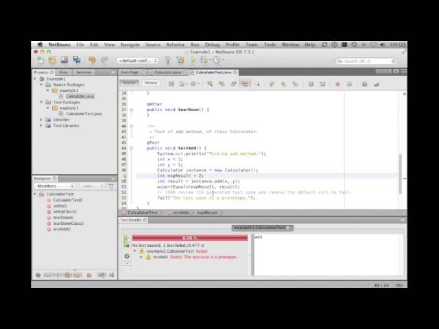 Basic unit testing and TDD with Java and NetBeans (screencast)