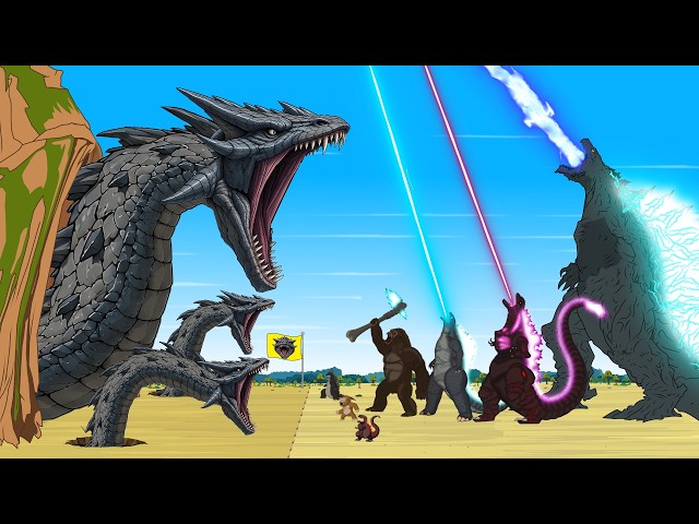 TEAM GODZILLA EARTH vs JÖRMUNGANDR: Clash of The Ancient Sea Monster | GODZILLA ATOMIC BREATH