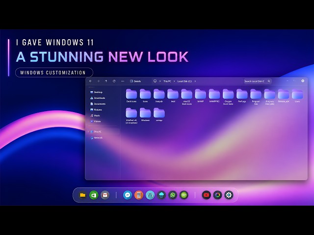 I Gave Windows 11 a Stunning New Look | Windows 11 Customization