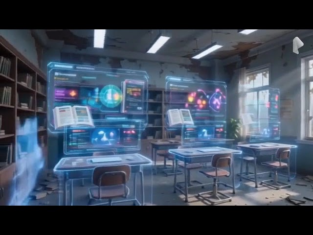 Old School Library → High-Tech Learning Center | Amazing AI Transformation ✨📚