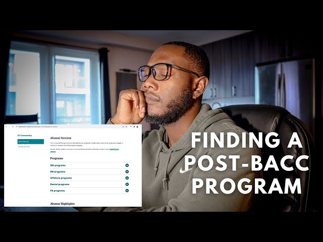 What To Look For When Applying To Post-Bacc Programs Before Medical School or Dental School