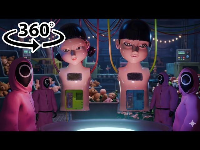 360° Squid game doll ORIGIN STORY! VR