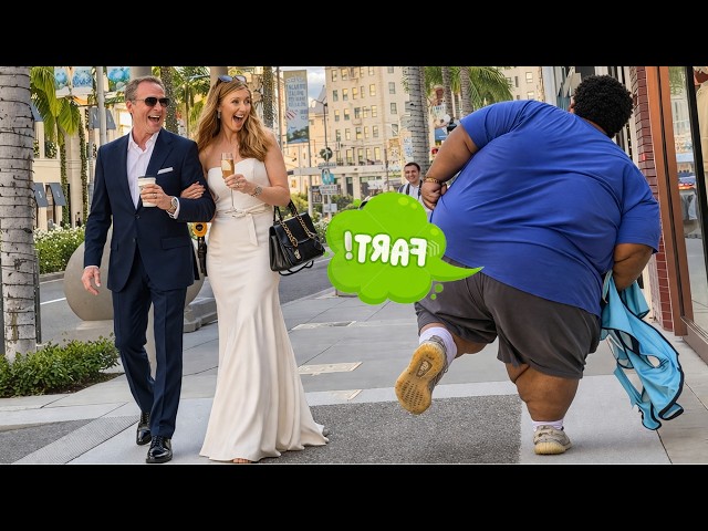 800lbs Man Farts On Rich People In Beverly Hills!! (Terminator Farts)