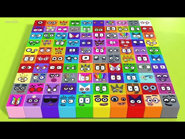 Counting Numberblocks | Learning Numbers 1 to 100 for Kids