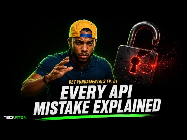 Every API Security Mistake Explained (Most Devs Get This Wrong) | Dev Fundamentals Ep. 01 | Teckaton