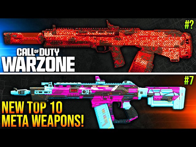 WARZONE: New TOP 10 BEST META LOADOUTS After Update! (WARZONE META Weapons)