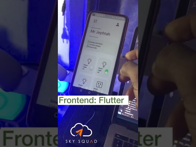 Modern Flutter Smart Home App | ESP32 | FASTAPI |