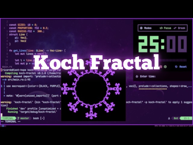 Let’s Code a Koch Fractal in Rust