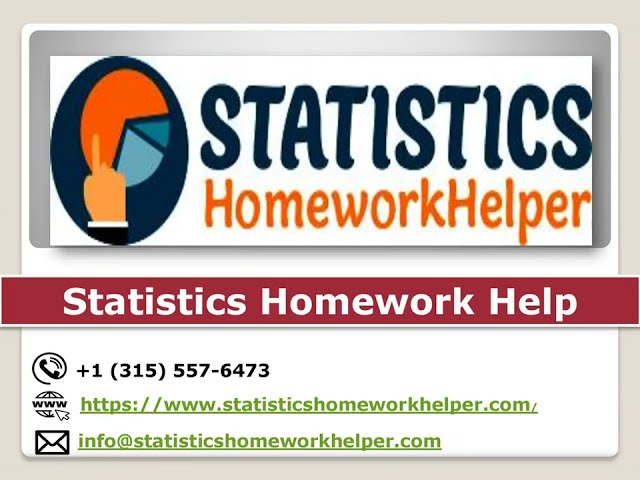 Statistics Homework Help