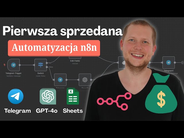 Pierwsza Automatyzacja Którą Sprzedałem: Prosty Agent AI w n8n - Google Sheets + Telegram