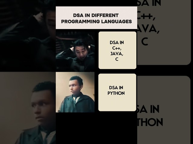 DSA in Different Languages | C++ vs Java vs Python vs JavaScript | Data Structures & Algorithms