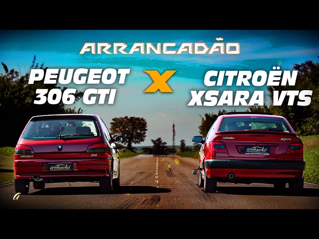 PEUGEOT 306 GTI VS CITROËN XSARA VTS DRAG RACE! Which French hatch is faster in a straight line?