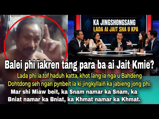 Mar shi Miaw beit, ka Snam namar ka Snam, ka Bniat namar ka Bniat: Bahdeng Dohtdong
