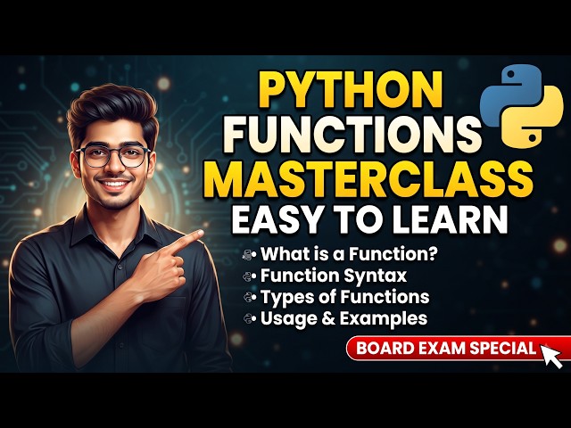 Python Functions: What, Syntax, Types & Usage | Class 12 Semester 3 WBCHSE | COMS & COMA | Rahul sir
