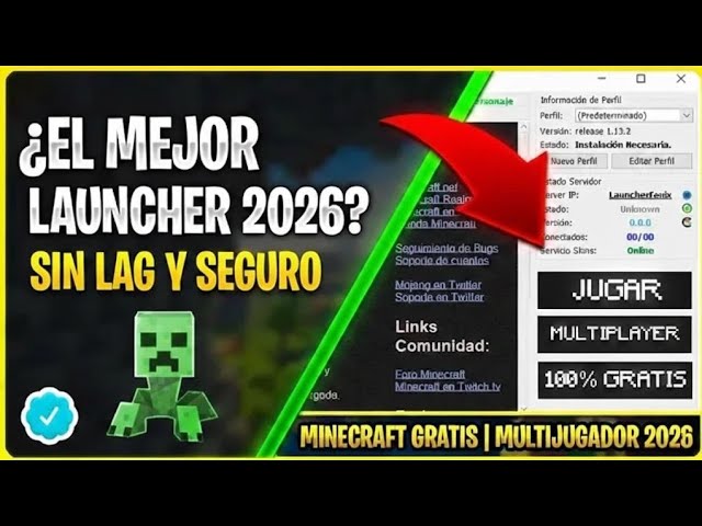 ✅ El MEJOR LAUNCHER no premium de MINECRAFT 2026 👈 [ SEGURO y SIN LAG | LAUNCHER 1.8 - 1.21 | 2026 ]