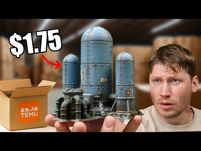 Insanely cheap Temu stuff that makes great wargames terrain!