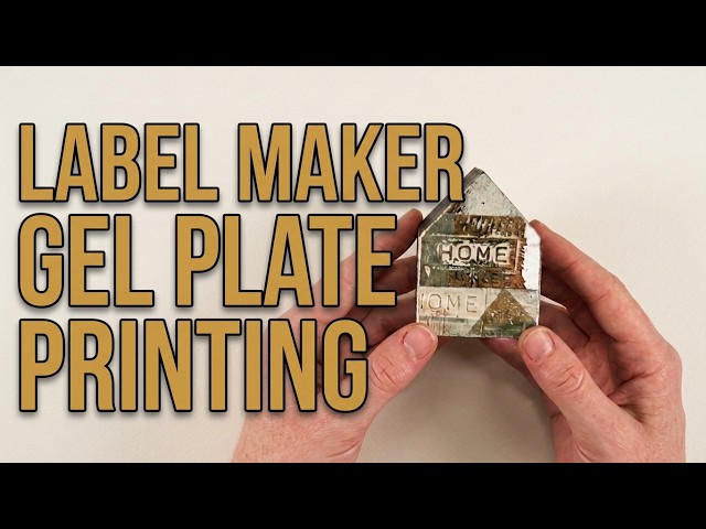 NEW Gel Plate Printing Idea Using A Vintage Tool