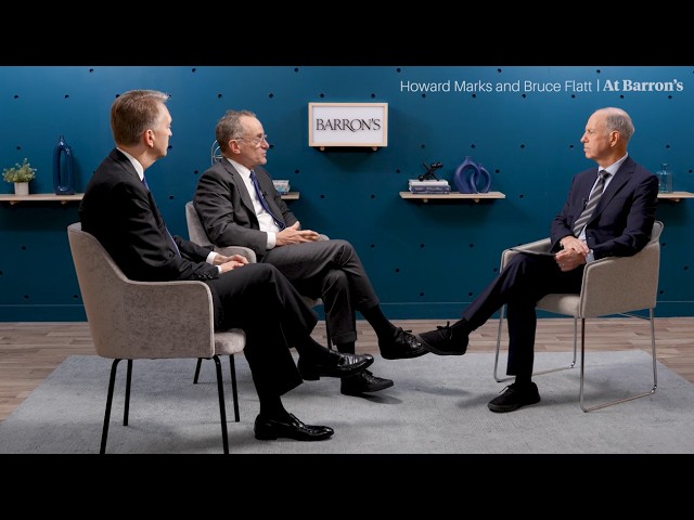 Bruce Flatt and Howard Marks sit down with Barron's