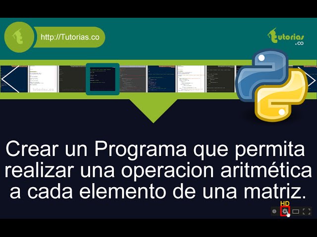 arrays – python (operacion aritmetica a matriz)