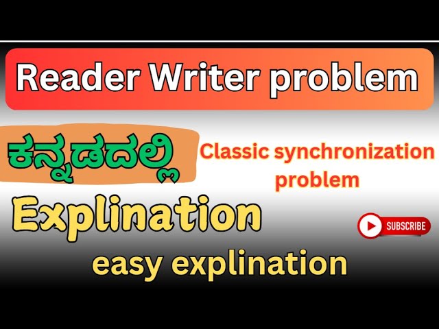 Reader writer problem |classic problem synchronization |part_2