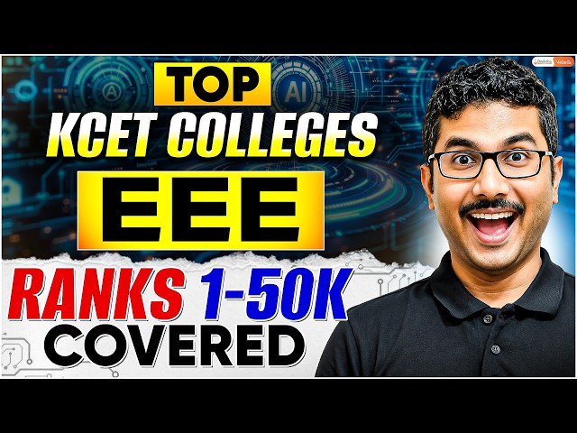 Top KCET 2026 EEE Colleges Rank Wise ⚡ 1 to 50K | Soumik Sir