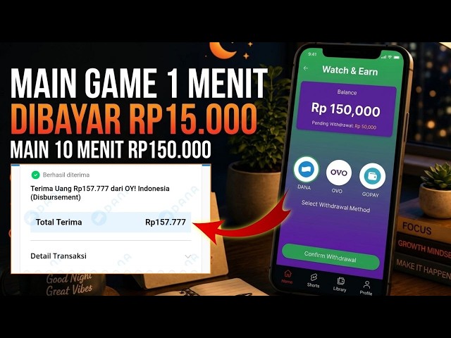 SUKSES DIBAYAR ! Aplikasi Baru Penghasil Saldo Dana Tercepat 2026, Apk Penghasil Uang Tanpa Iklan