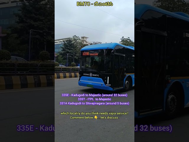 BMTC Vajra Buses..#bmtc #ksrtc #volvo #bus #travel #bangalore #journey