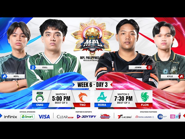 🔴 LIVE | MPL PH S18 | FILIPINO - Week 6 Day 3