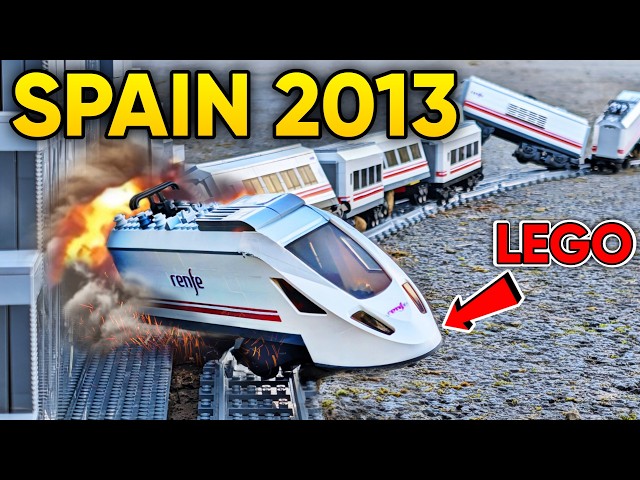 Real Life Train Crashes Recreated in Lego