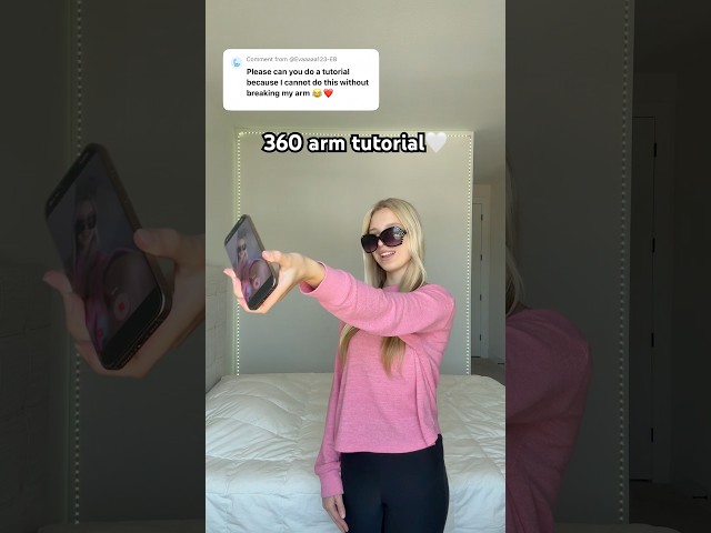 360 arm tutorial! #shorts #shortsfeed #tiktok #adiaava #360trend #tutorial #trending #challenge
