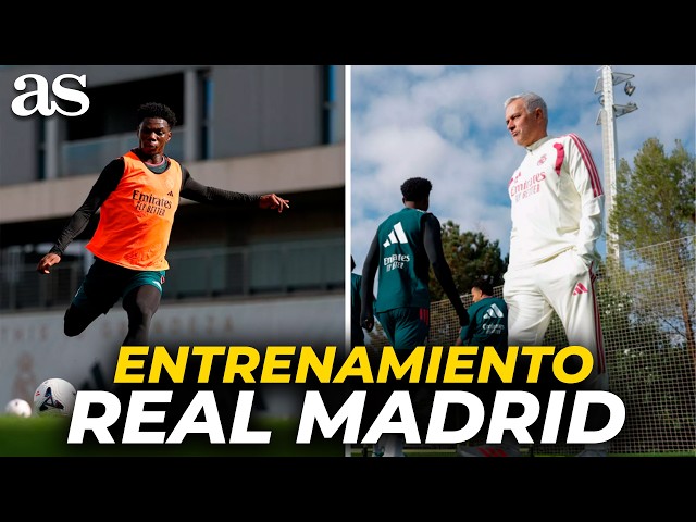 MEJORES MOMENTOS del ENTRENAMIENTO del REAL MADRID previa al VILLARREAL