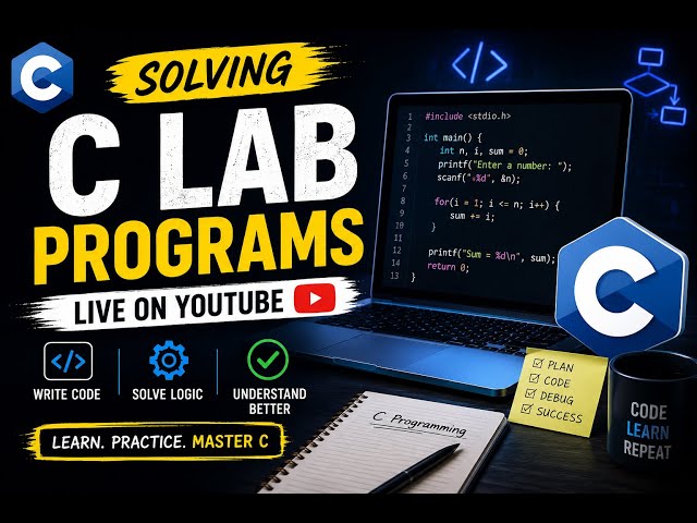 LIVE solving c lab programs