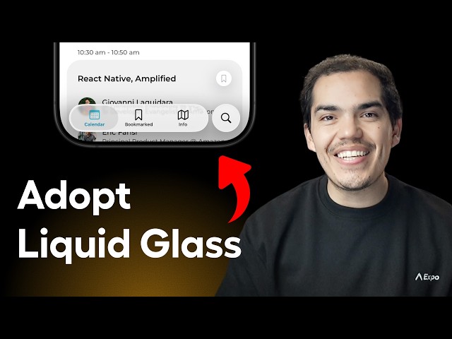How to adopt Liquid Glass in an Expo app