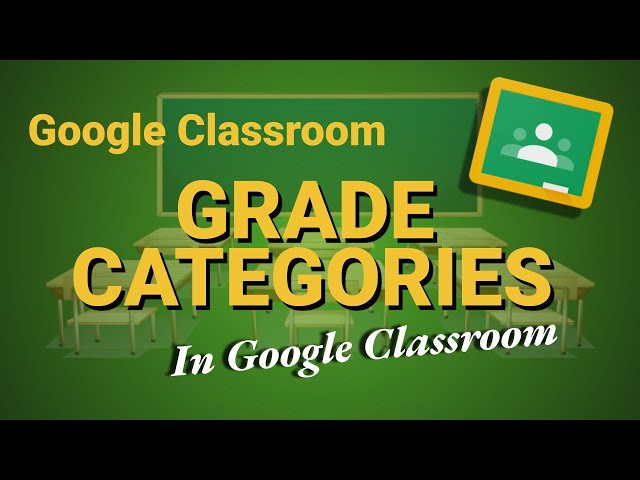 Grade Categories in Google Classroom