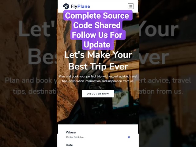 Creative Tourism Based Website #nodejs #webdevelopment