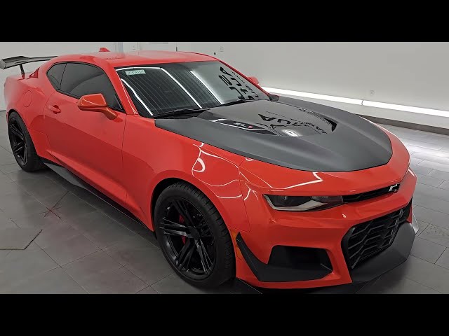 2021 CHEVROLET CAMARO ZL1 1LE EXTREME TRACK PACKAGE CRUSH ORANGE 4K WALKAROUND 16547Z
