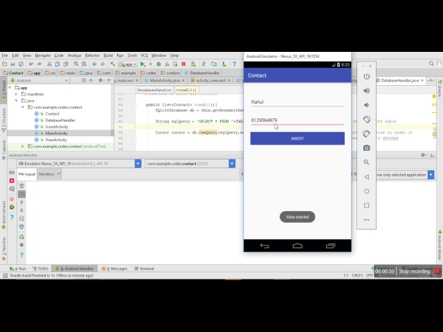 Sqlite Android Tutorial Part9