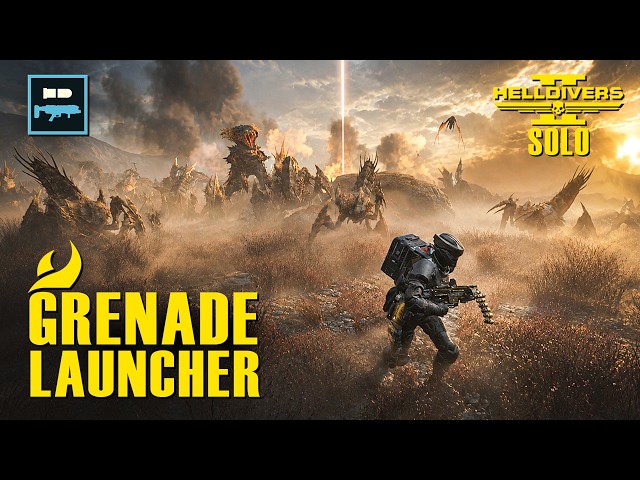 Helldivers 2 – 1,000 Bug Kills With the Grenade Launcher | Solo Deathless | Super Helldive