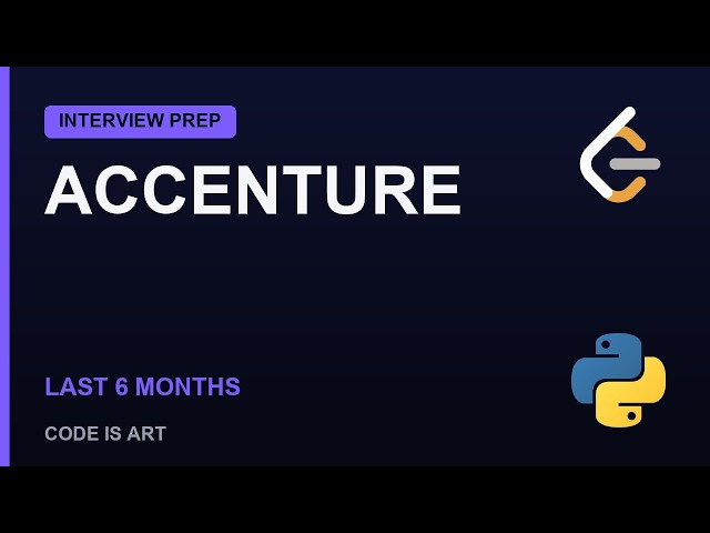 Accenture LeetCode Questions - Last 6 Months (2026) | Python Solutions