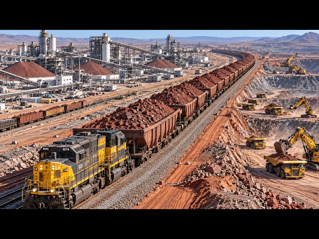 Inside Australia's Mega Port Moving Millions of Tons of Iron Ore from the Desert to the Ocean