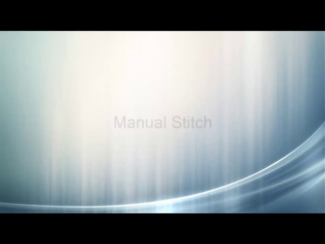 How to Use Manual Stitch in Stitchmax. (0009)