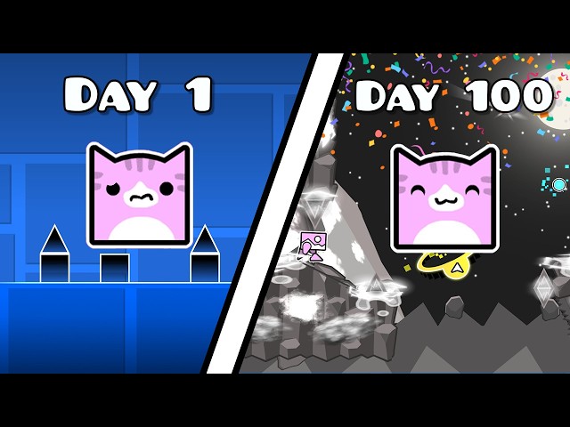 I Spent 100 Days in the Geometry Dash Editor with No Experience (Part 3)