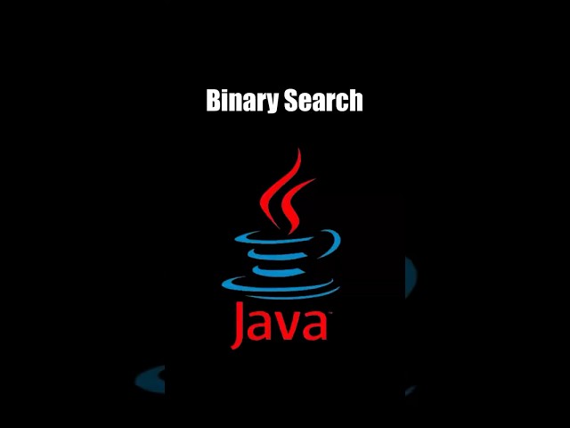 Binary Search in Java Explained Fast ⚡ | Master DSA Basics