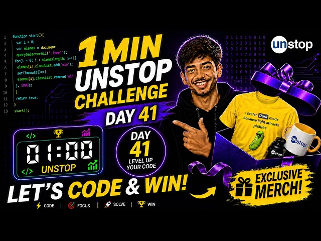 Unstop Problem of the Day | 20-07-2026 | The Festival Drum Beat | day 41