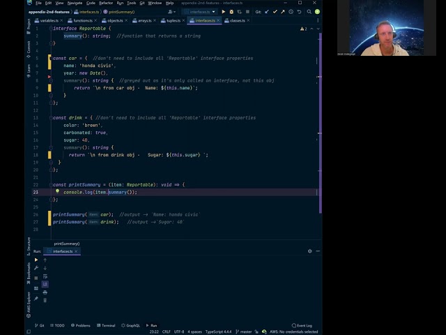 Part 3: Typescript - Typescript_Interfaces (Sect26 Appendix)